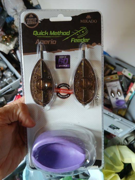 Zestaw nowych koszyczków method feeder 60g