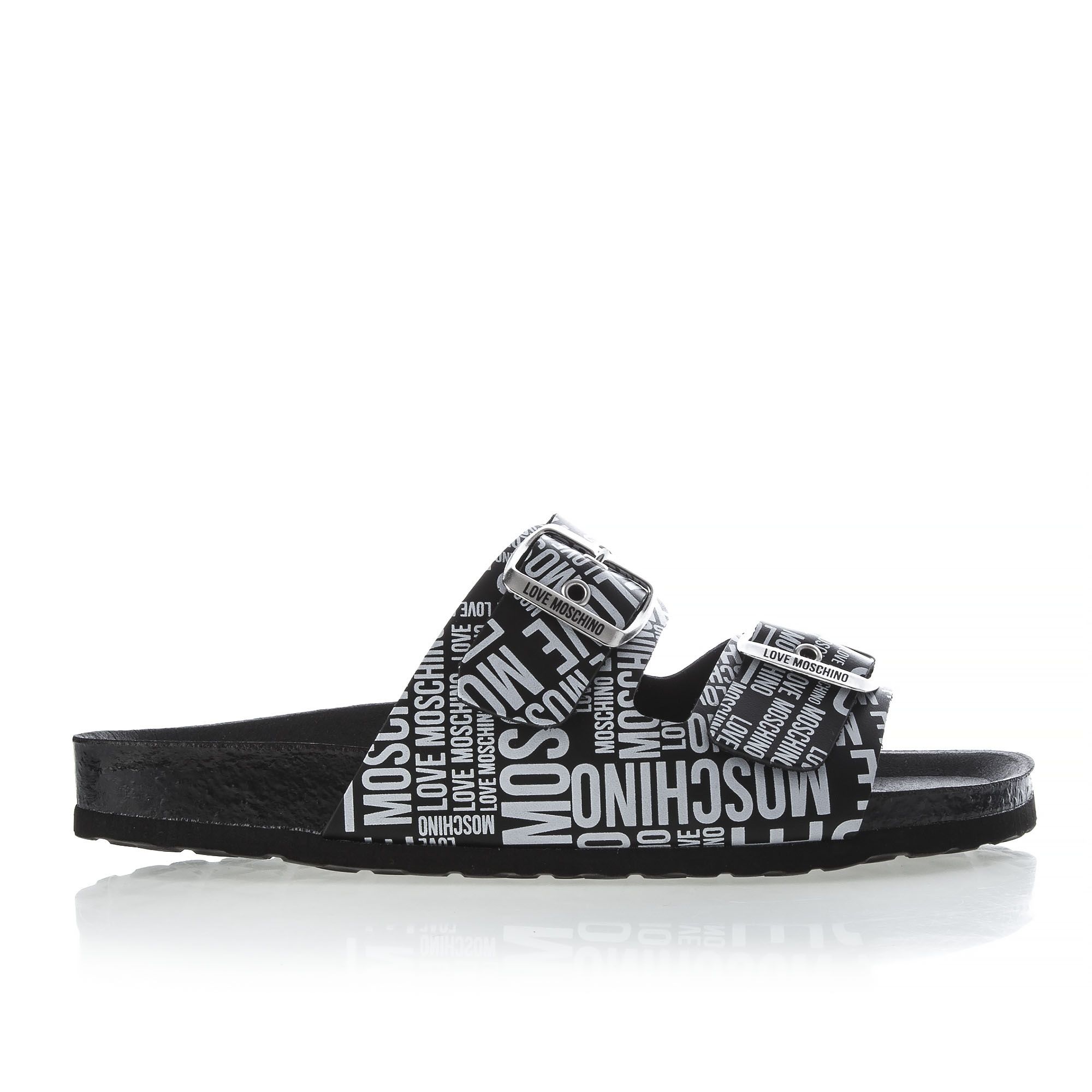 Шльопанці Birkenstock жіночі Love Moschino 40р. Шкіра