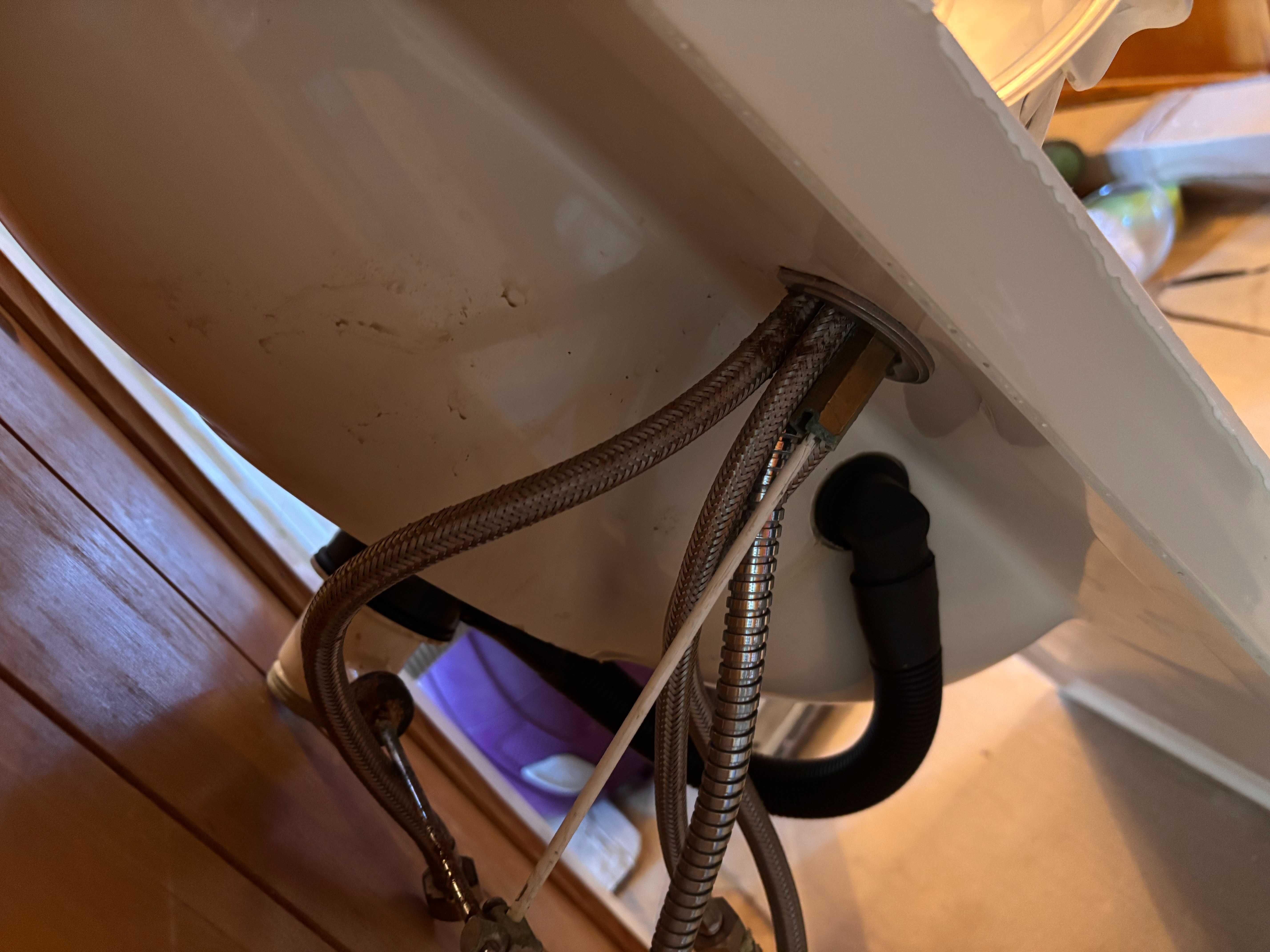umywalka z blatem , bateria grohe
