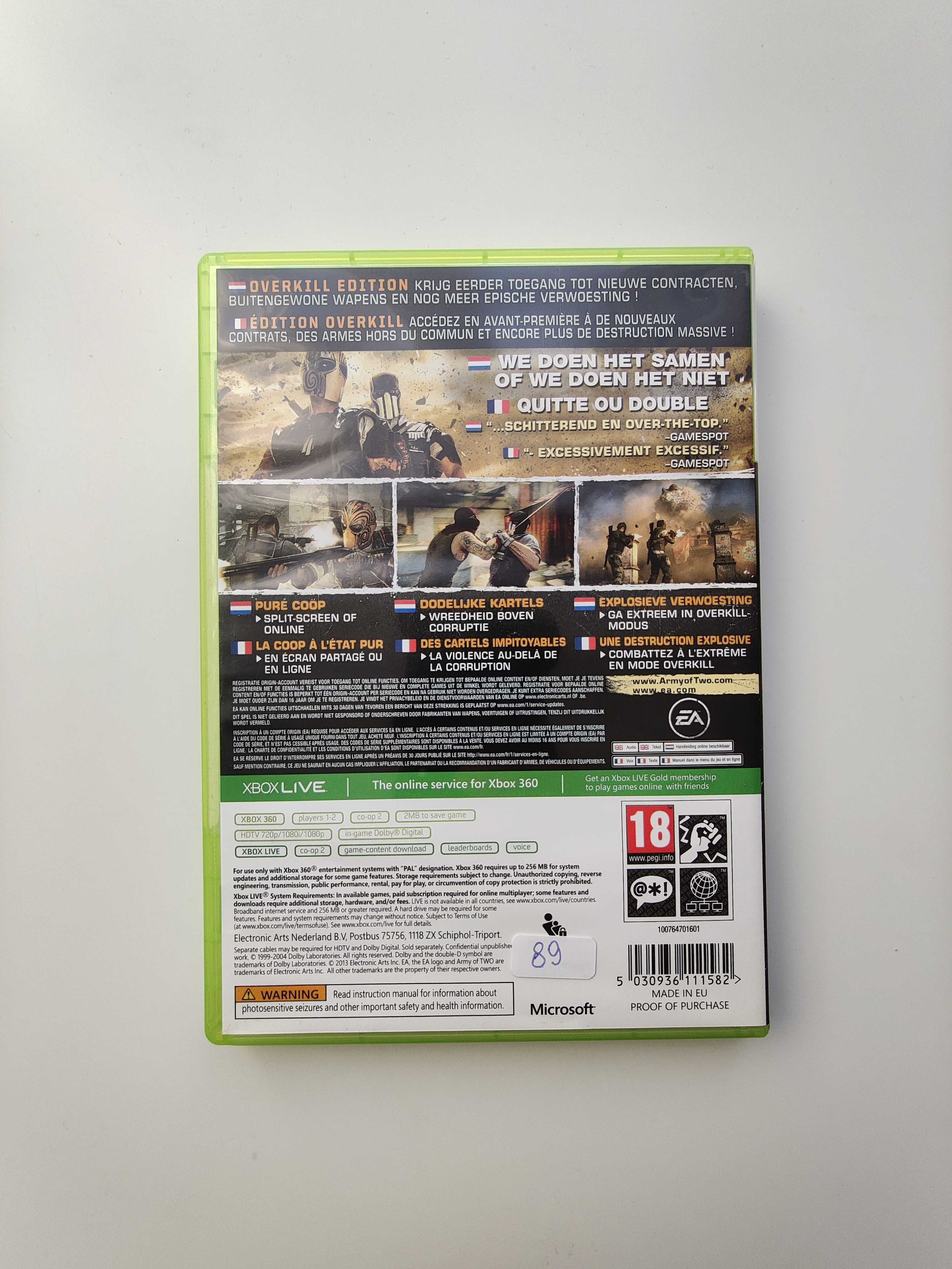 Gra Xbox360 / Xbox 360 - Army of two the devil's cartel ( Ang )