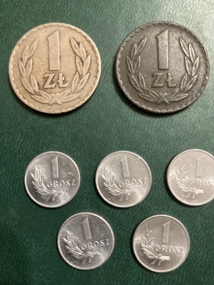 Moneta monety Polska Rzeczpospolita 1 zł miedźionikiel brąz