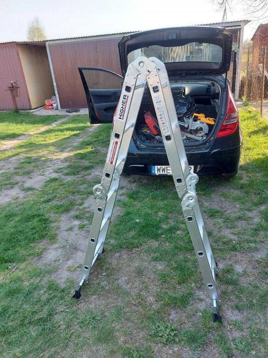 Drabina Składana 4x3 Lekka Aluminiowa Wielofunkcyjna