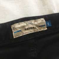 Spodnie meskie jeans London NEXT 34 czarne slim black skinny