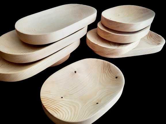 koryto misa drewniana cateringowa na mięso POJEMNA WYSOKA taca na ser