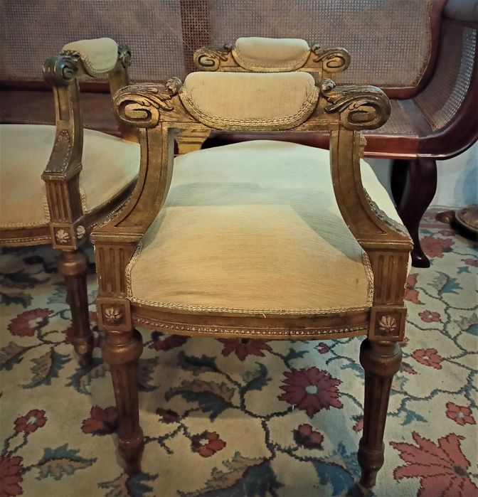 Par de Banquetas Portuguesas