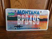 Tablica rejestracyjna Montana