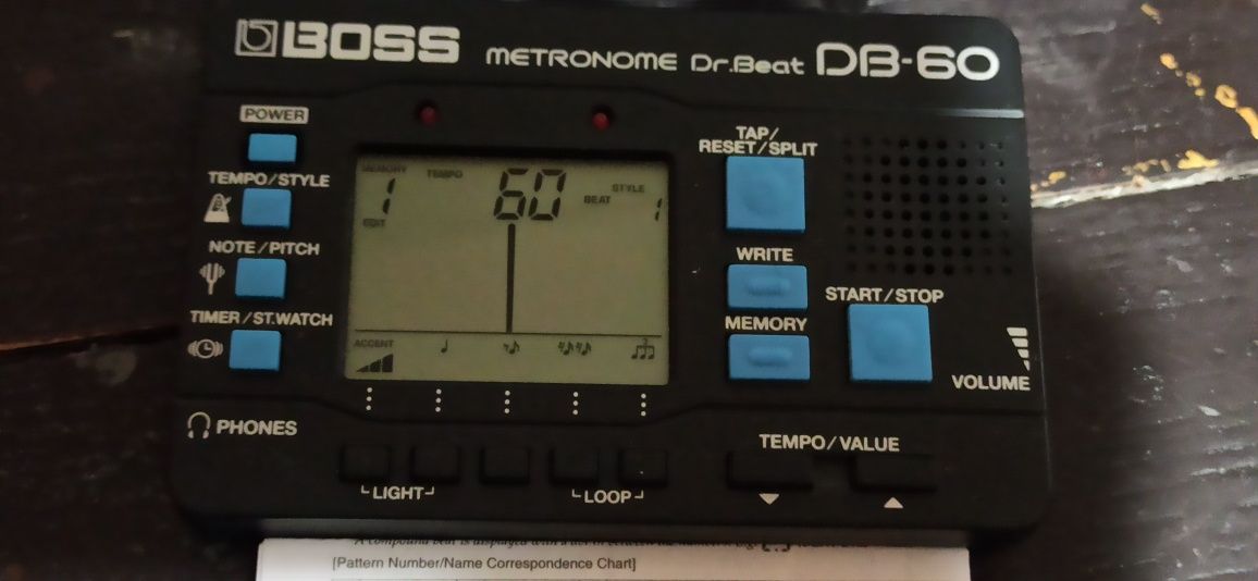 Метроном Boss Dr. Beat DB-60