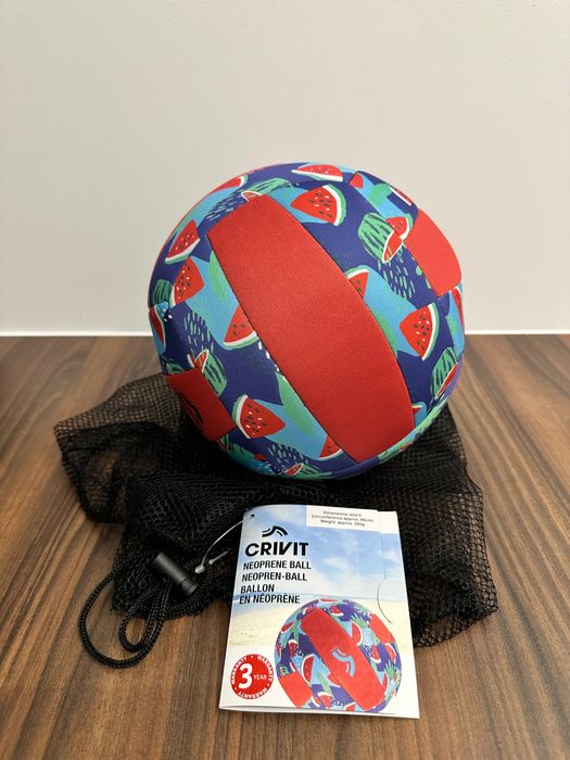 CRIVIT Piłka neoprenowa piłka nożna, na plażę, arbuzy, rozmiar 5
