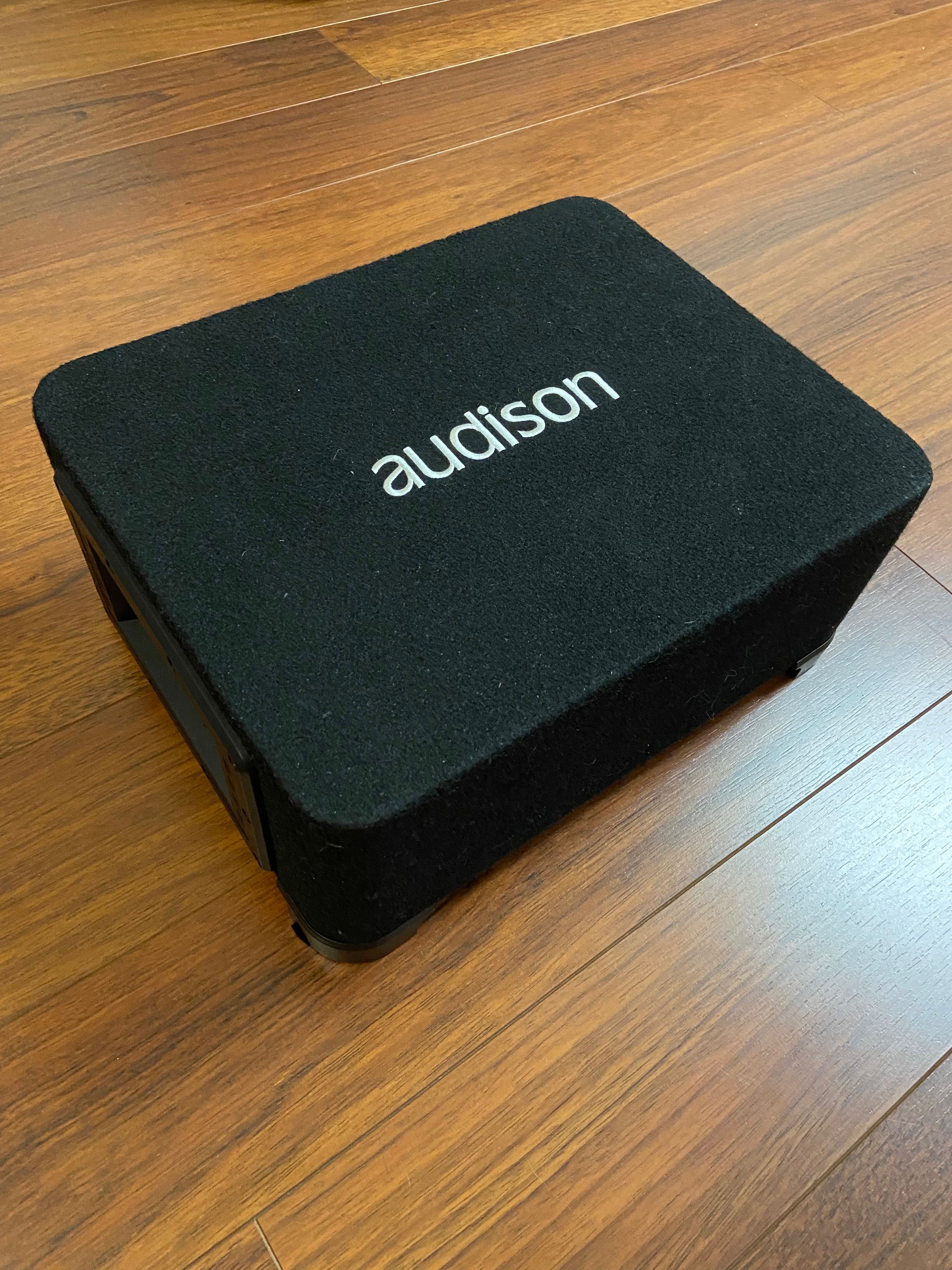 Subwoofer e amplificador Audison APBX 8 AS2 com garantia+cabos ligação