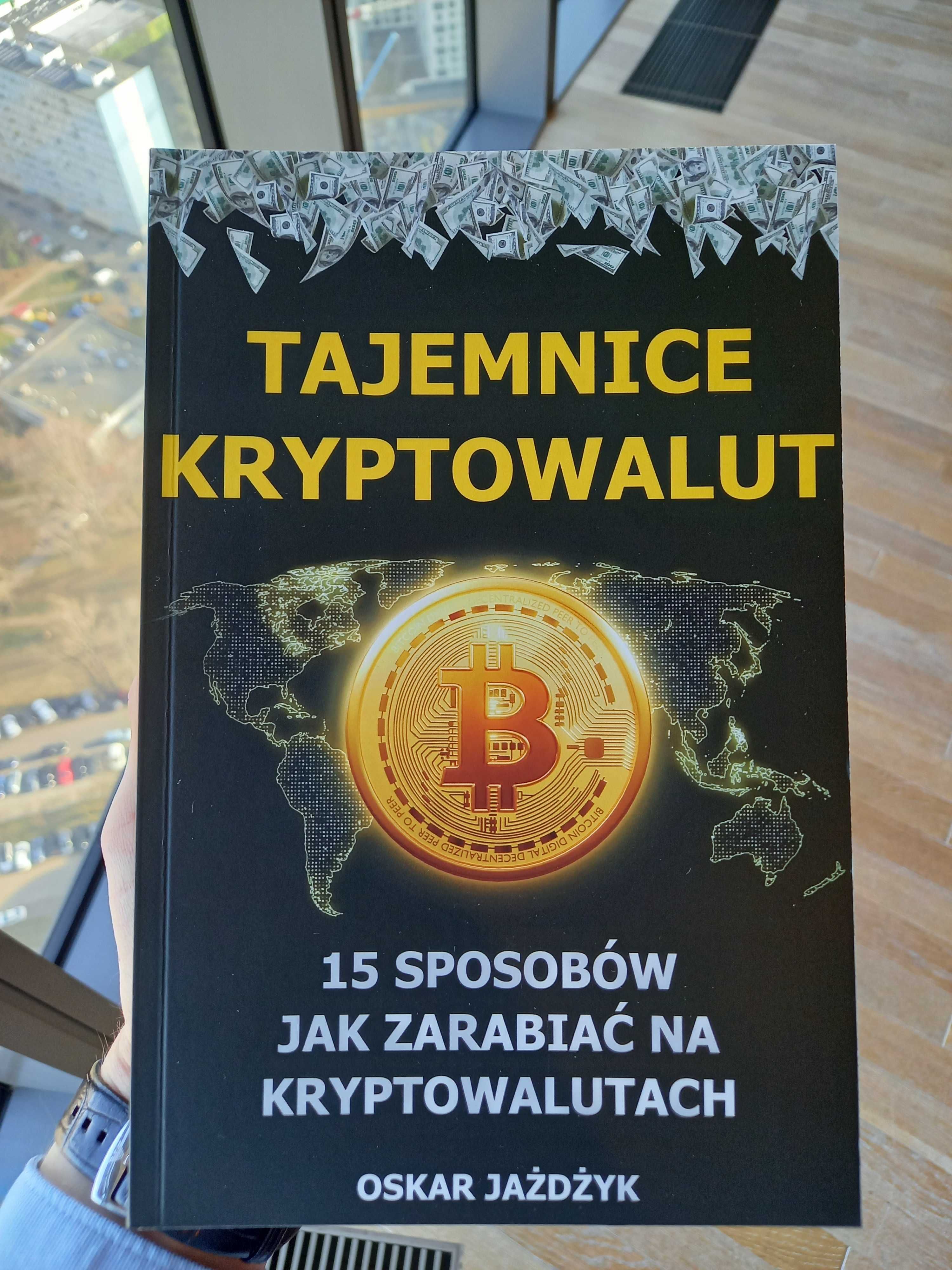TAJEMNICE KRYPTOWALUT - Kryptowaluty Książka Bitcoin - Oskar Jażdżyk