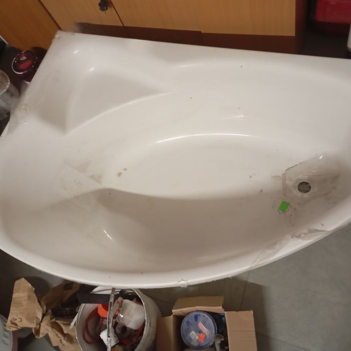 Wanna narożna z siedliskiem 150x100