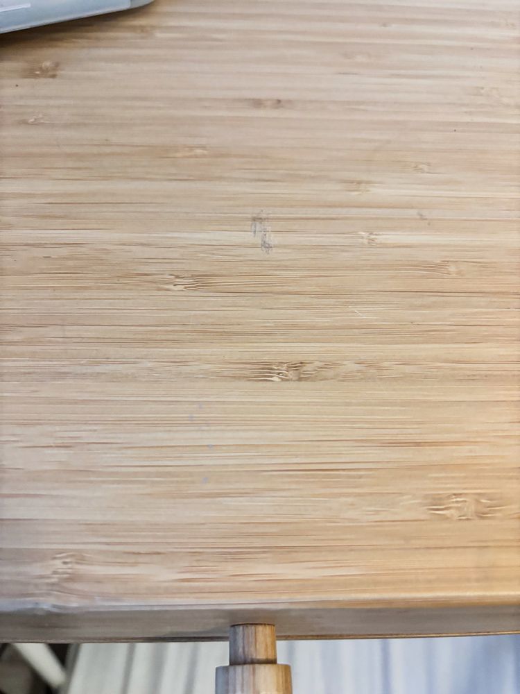 Biurko bambusowe w stylu Boho IKEA Lillasen | 2 sztuki