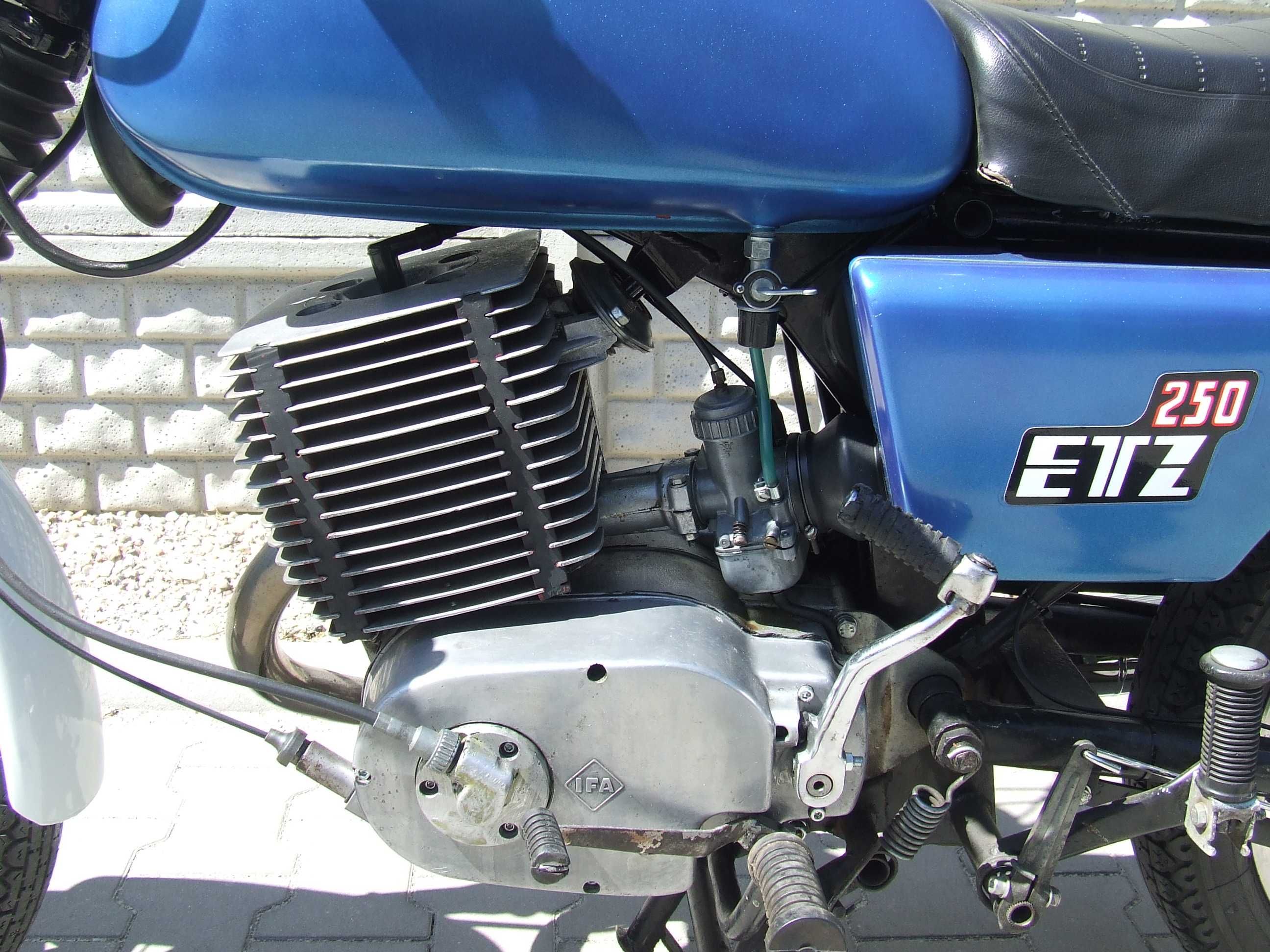 MZ ETZ 250 zarejestrowana na zabytek