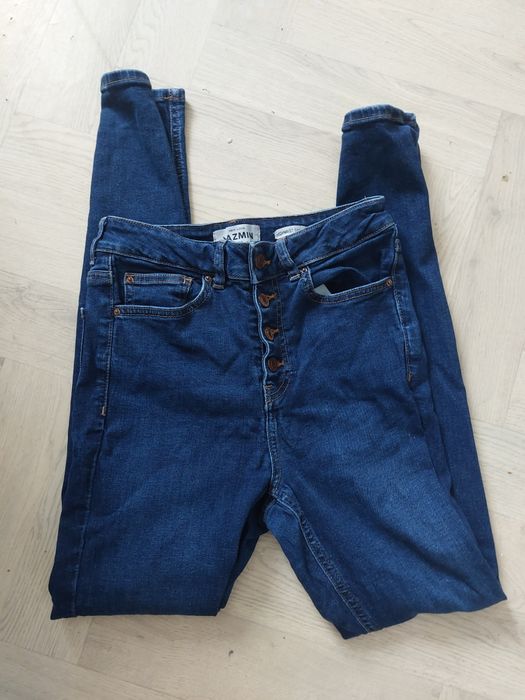 Rurki spodnie m wysoki stan yazmin