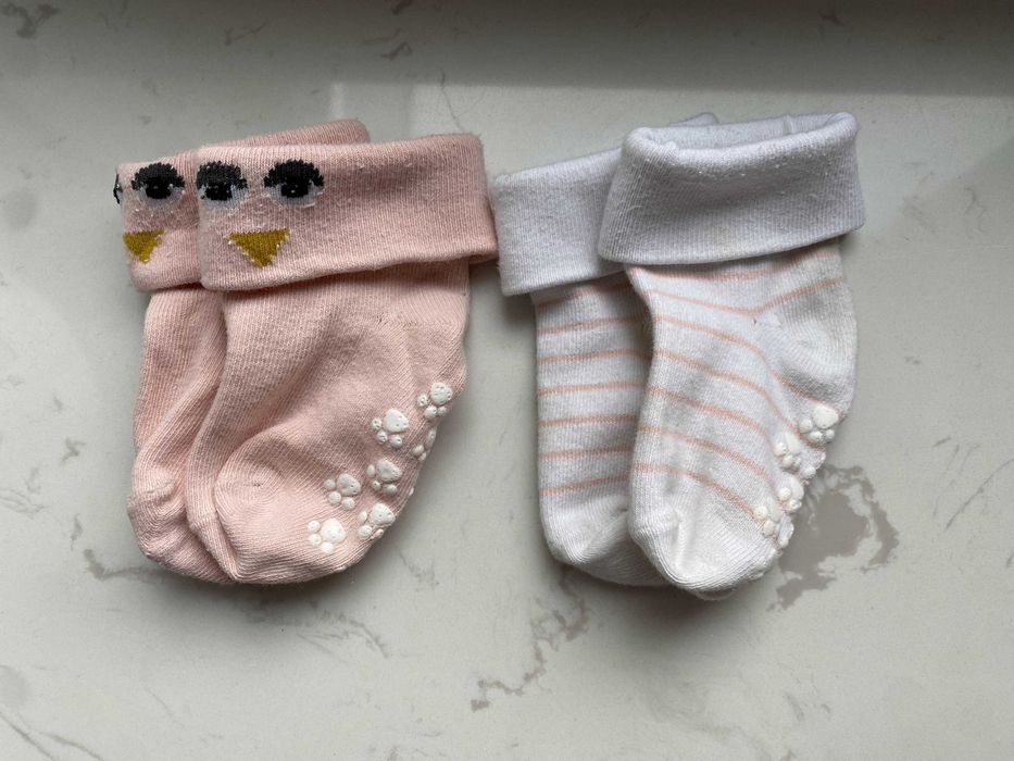 Zestaw skarpetek niemowlęcych bawełnianych H&M, rozmiar 13/15