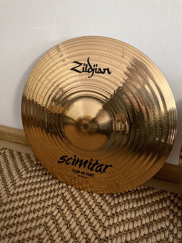 Talerze Hi-hat Zildjian Scrimitar Brąz b8 rock perkusja