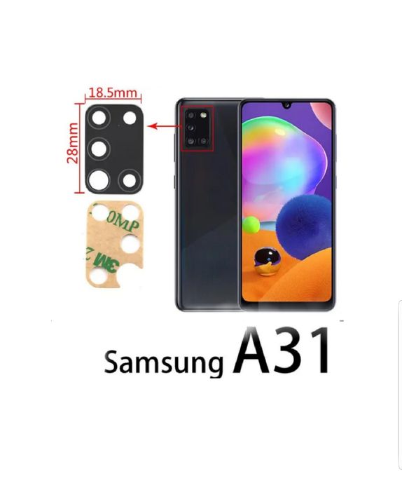 Стекло камеры Samsung A31 для замены с инструментом