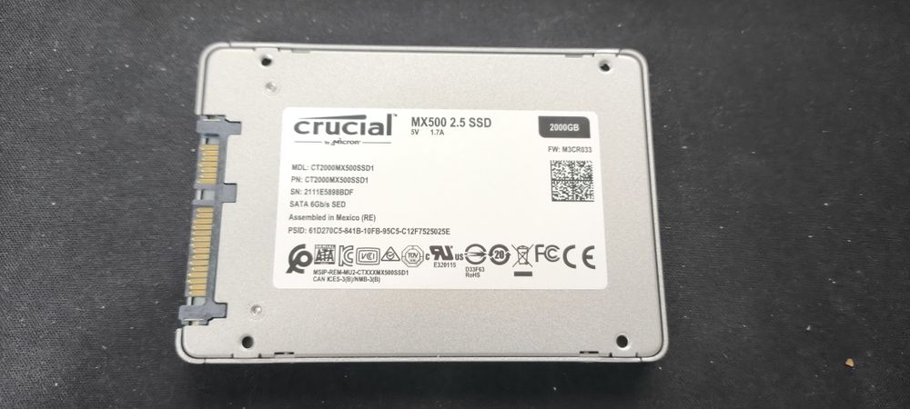 SSD Crucial MX500 2 TB