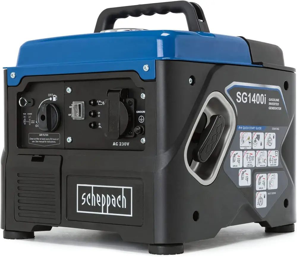 Бензиновый инверторный электрогенератор Scheppach inverter sg 1400i