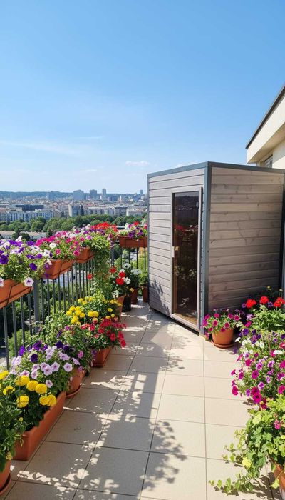 Sauna balkonowa/kompaktowa- zasilana jednofazowo 230V