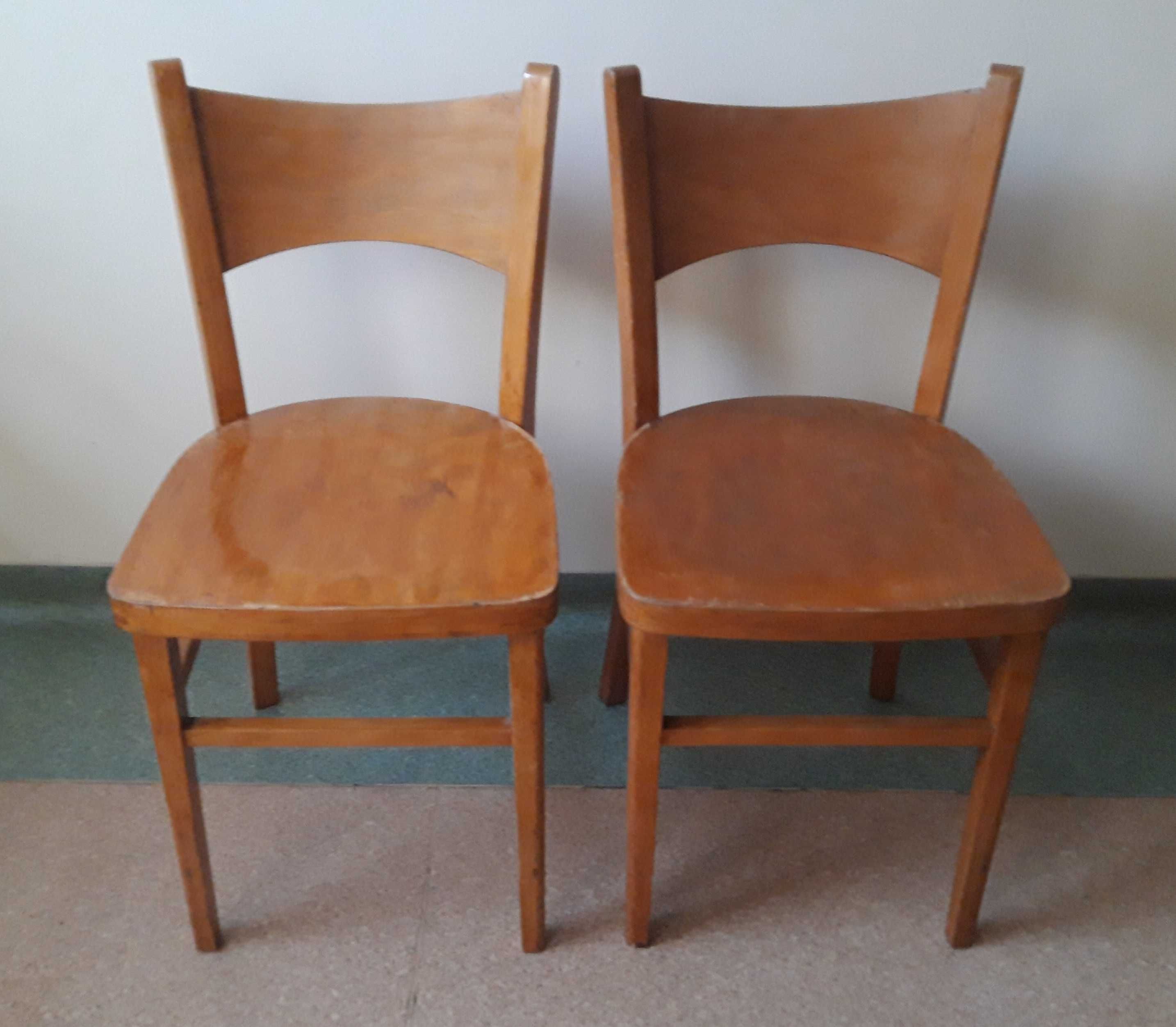 2 krzesła Radomsko PRL