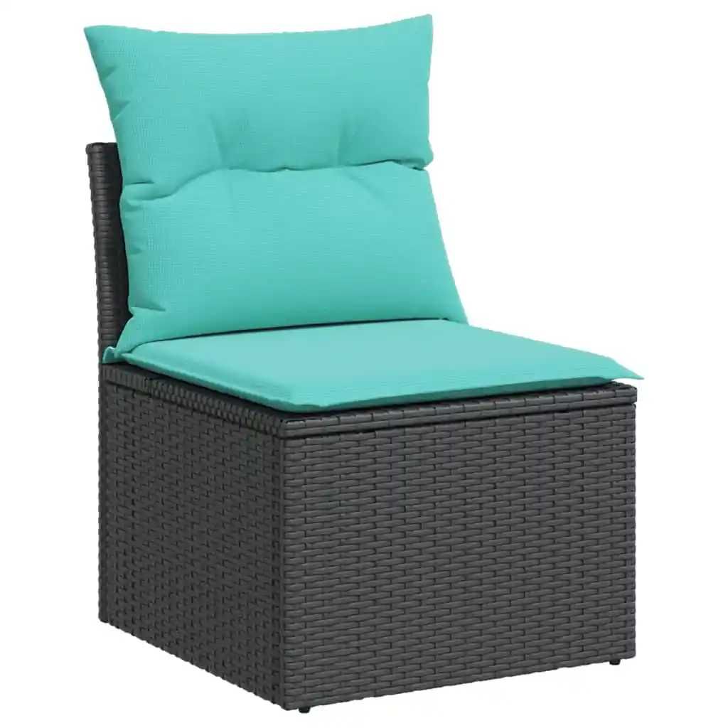 Conjunto de Sofás Jardim C/ Almofadões Vime Mesa Opcional