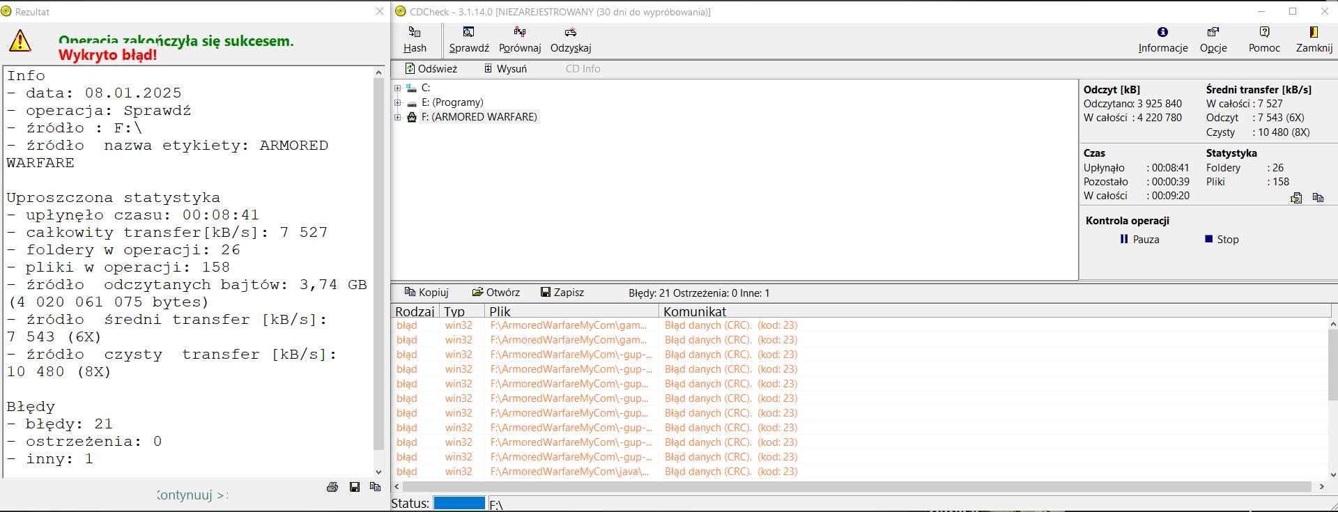 Armored Warfare PC DVD PL