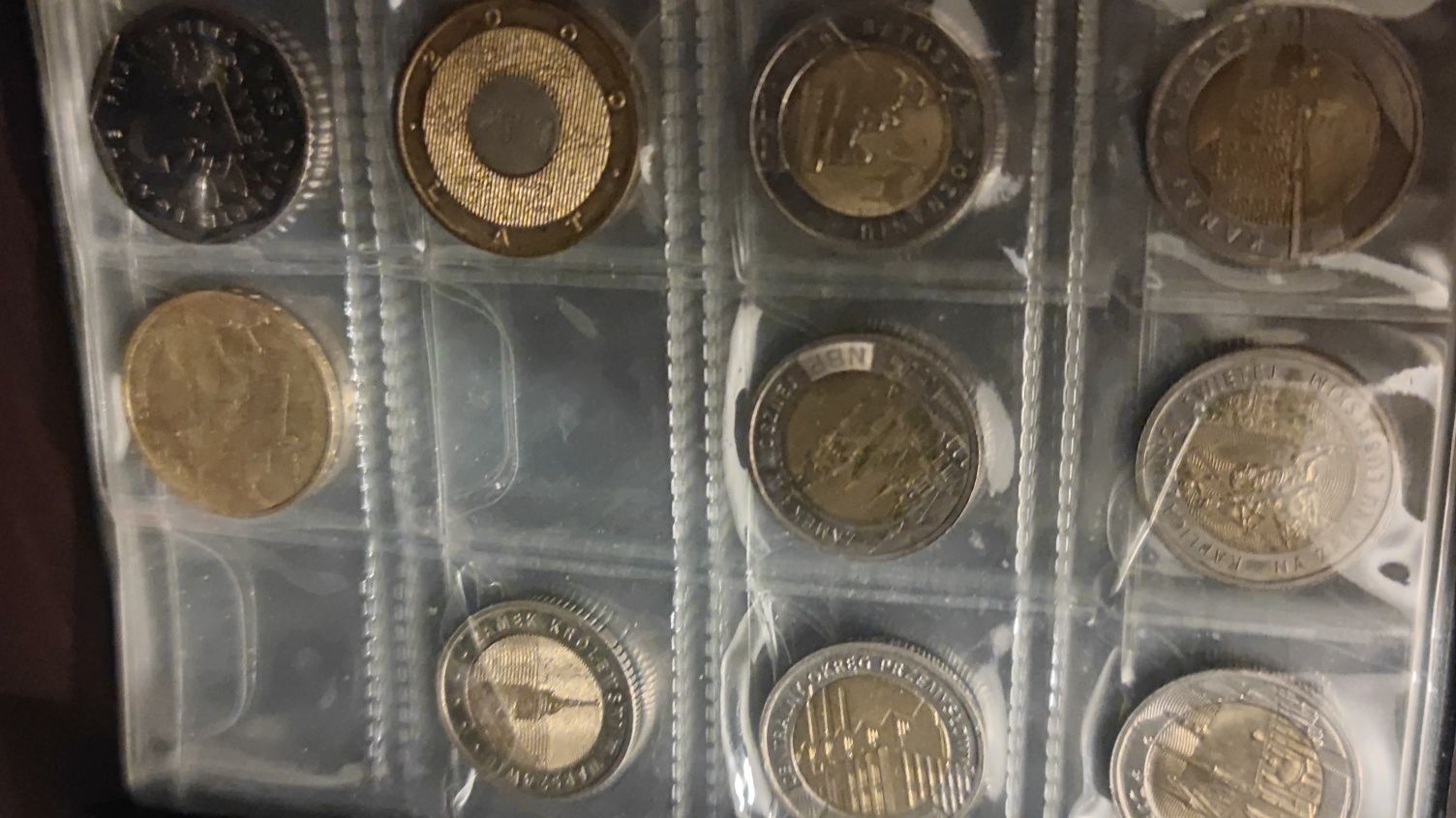 Monety z serii odkrywamy Polskę i inne plus klaser