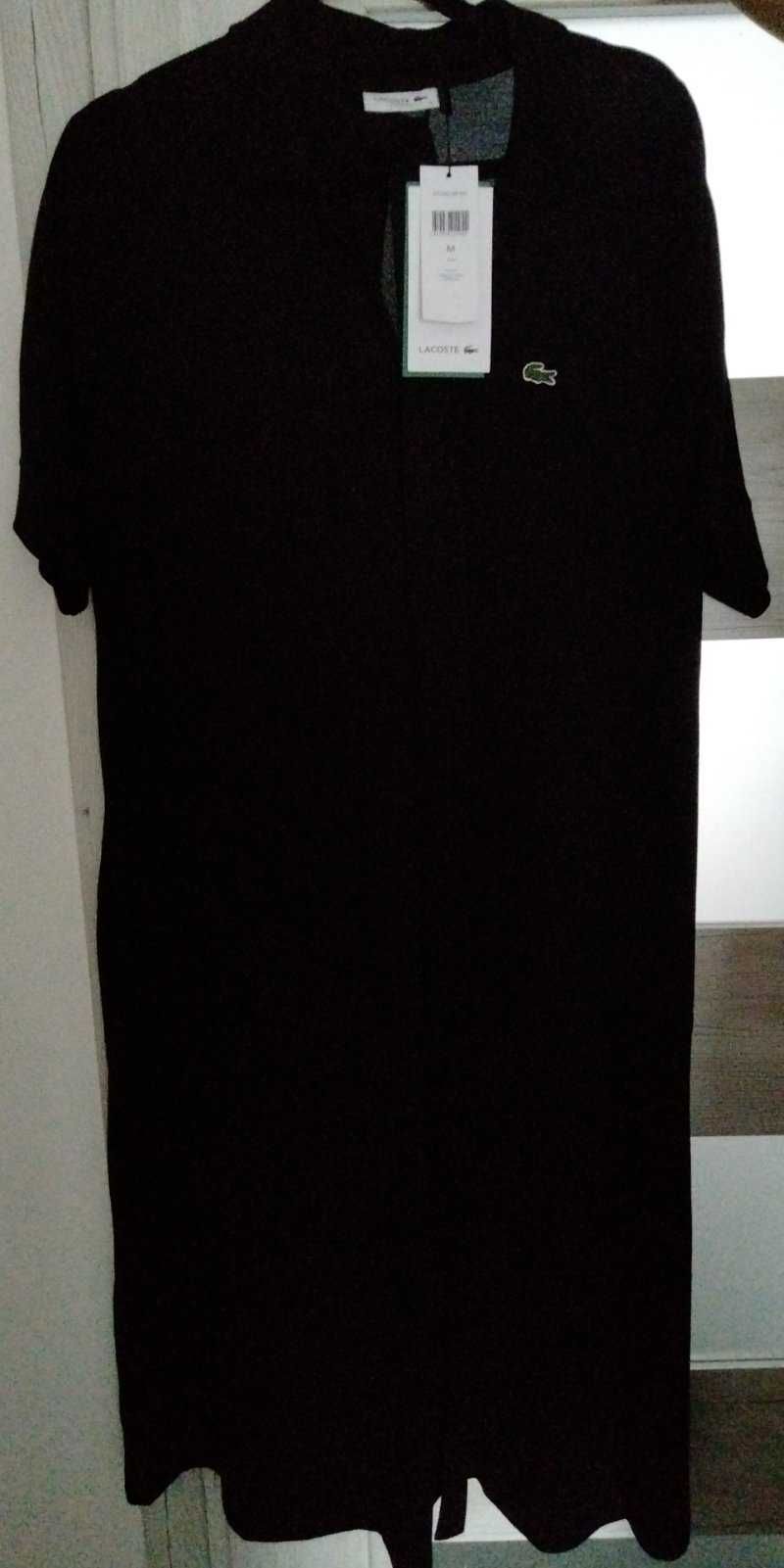 Чорне жіноче плаття Lacoste з нової колекції