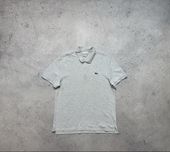 Мужская Футболка Поло Lacoste Оригинал Серая M-L Old Money