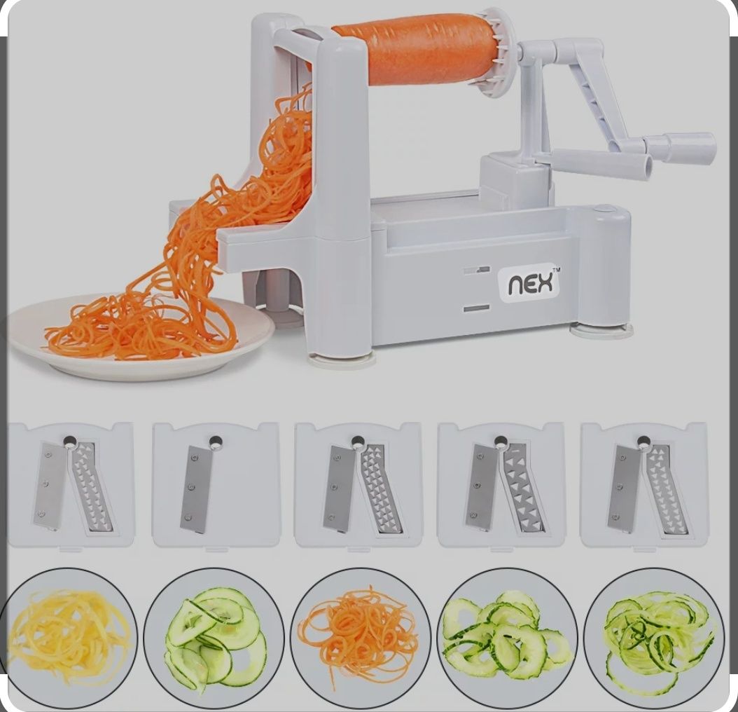 Spiralizer marca Kitchen Craft tipo Mandolina