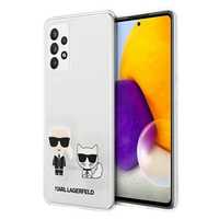 Pokrowiec na telefon Karl Lagerfeld Transparent dla Galaxy A72 A725
