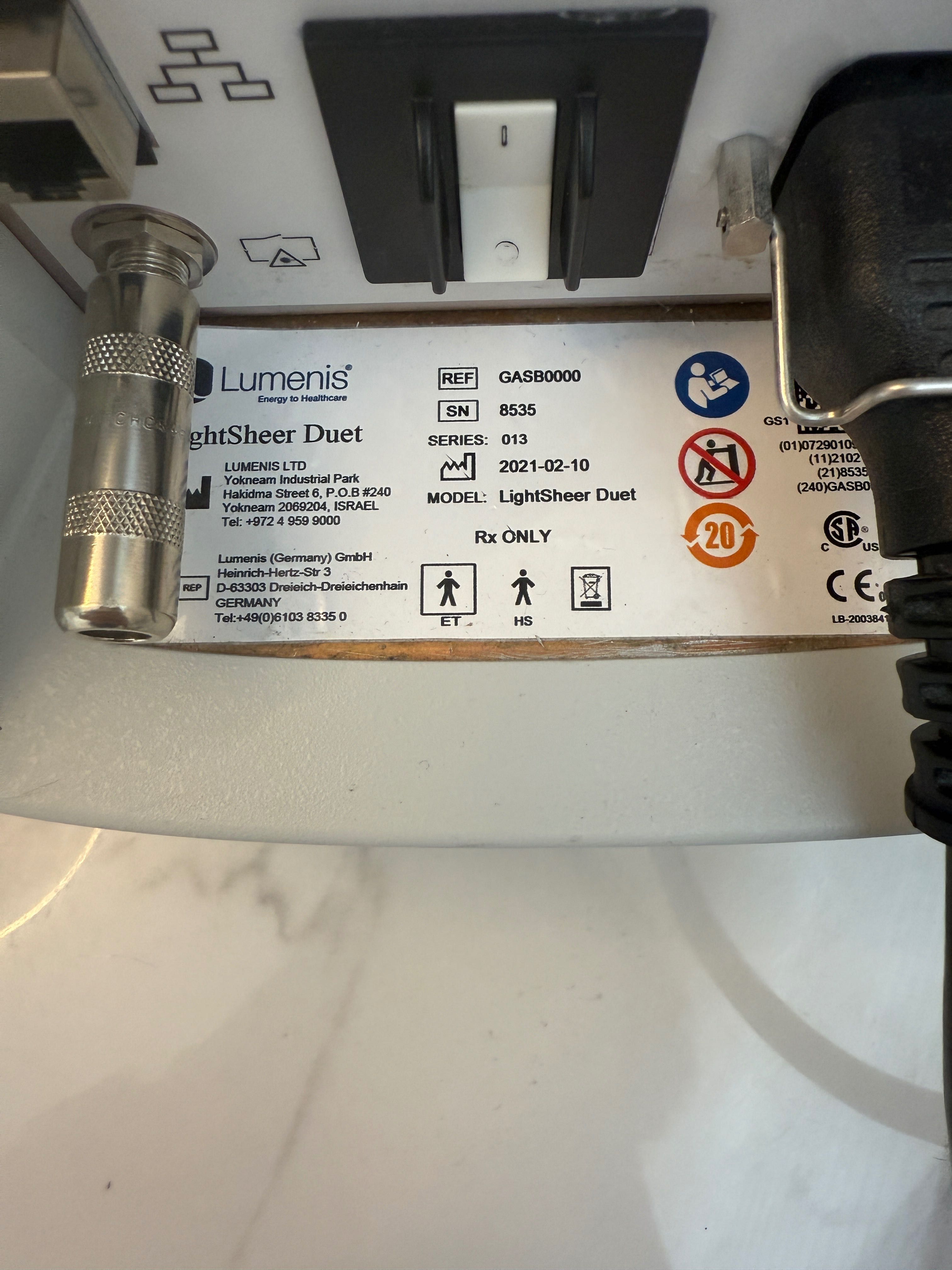 Sprzedam laser do depilacji LightSheer DUET rok produkcji 2021