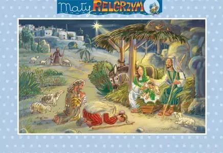 Puzzle 15 elementów. Mały Pielgrzym. Szopka Bożonarodzeniowa