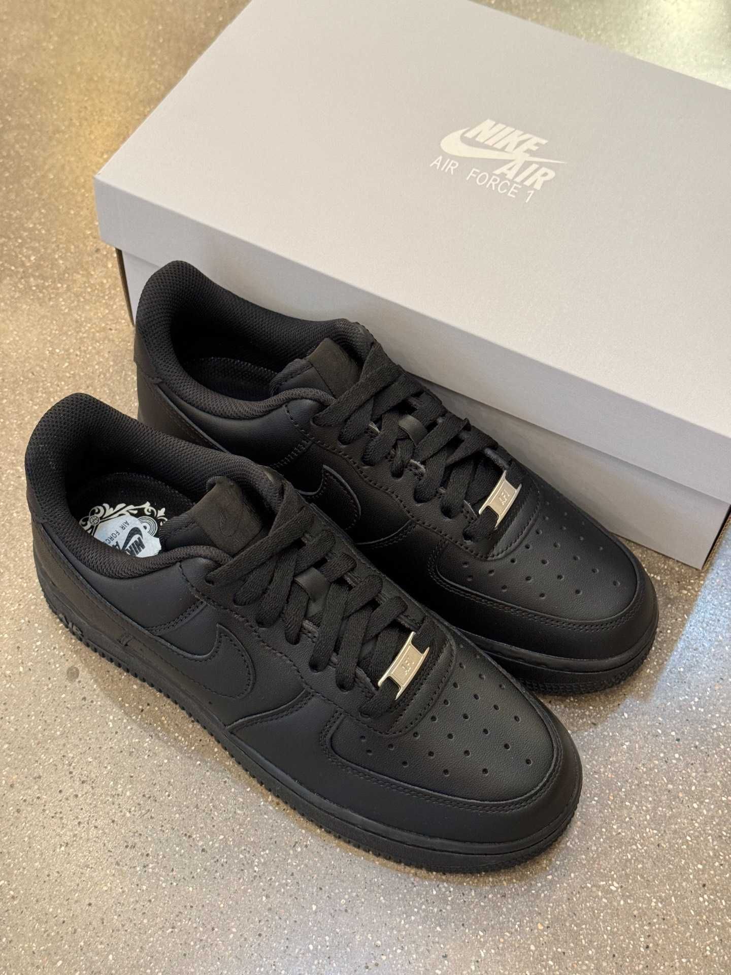 buty Espadryle NikeAirForce1 Black Espadryle R.44