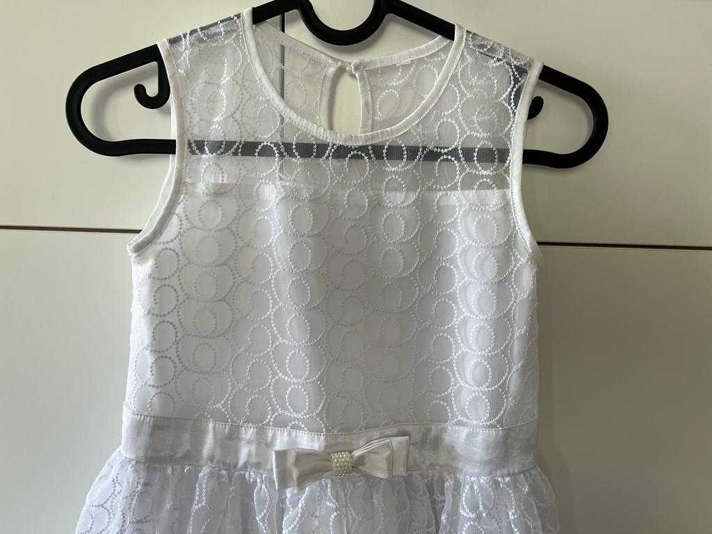 Sukienka biła coccodrillo 128