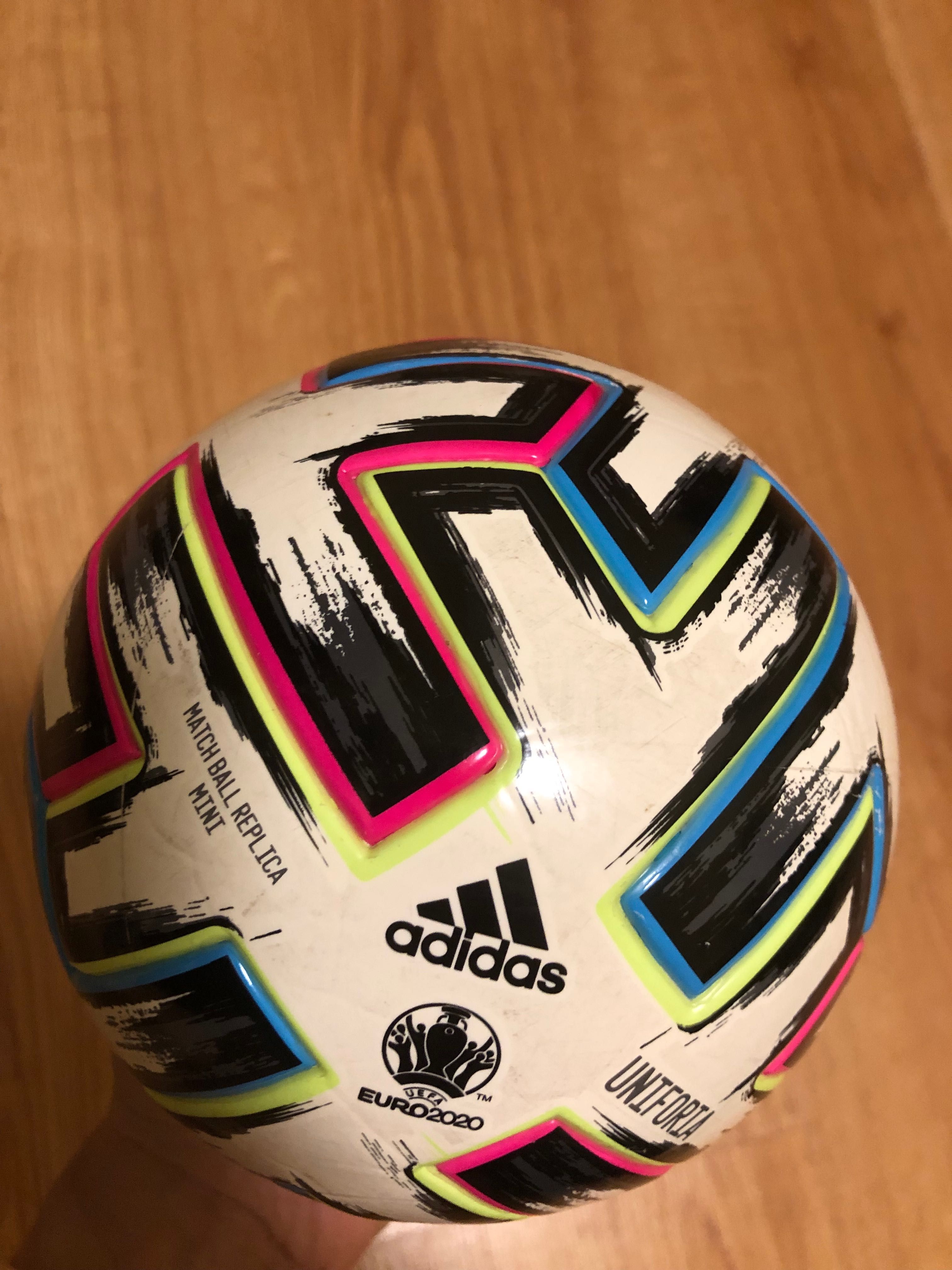 Adidas UNIFORIA EURO2020, Match Ball Replica Mini, rozm 1 FH7342