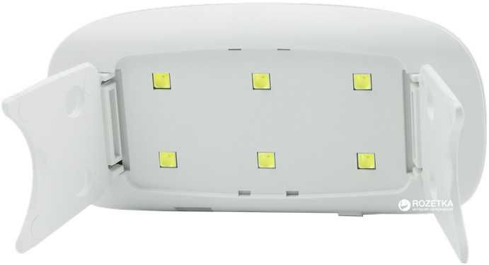 Лампа для маникюра и педикюра UV/LED Sun MINI 6 Вт белая