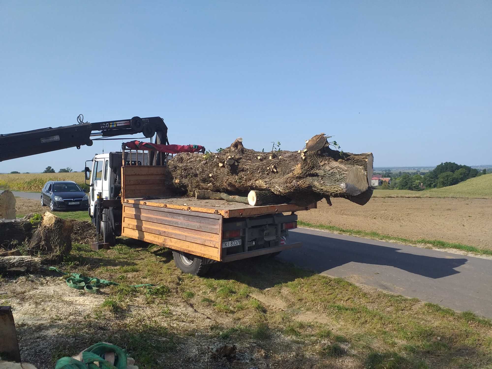 Usługi transportowe wywrotka z Hds