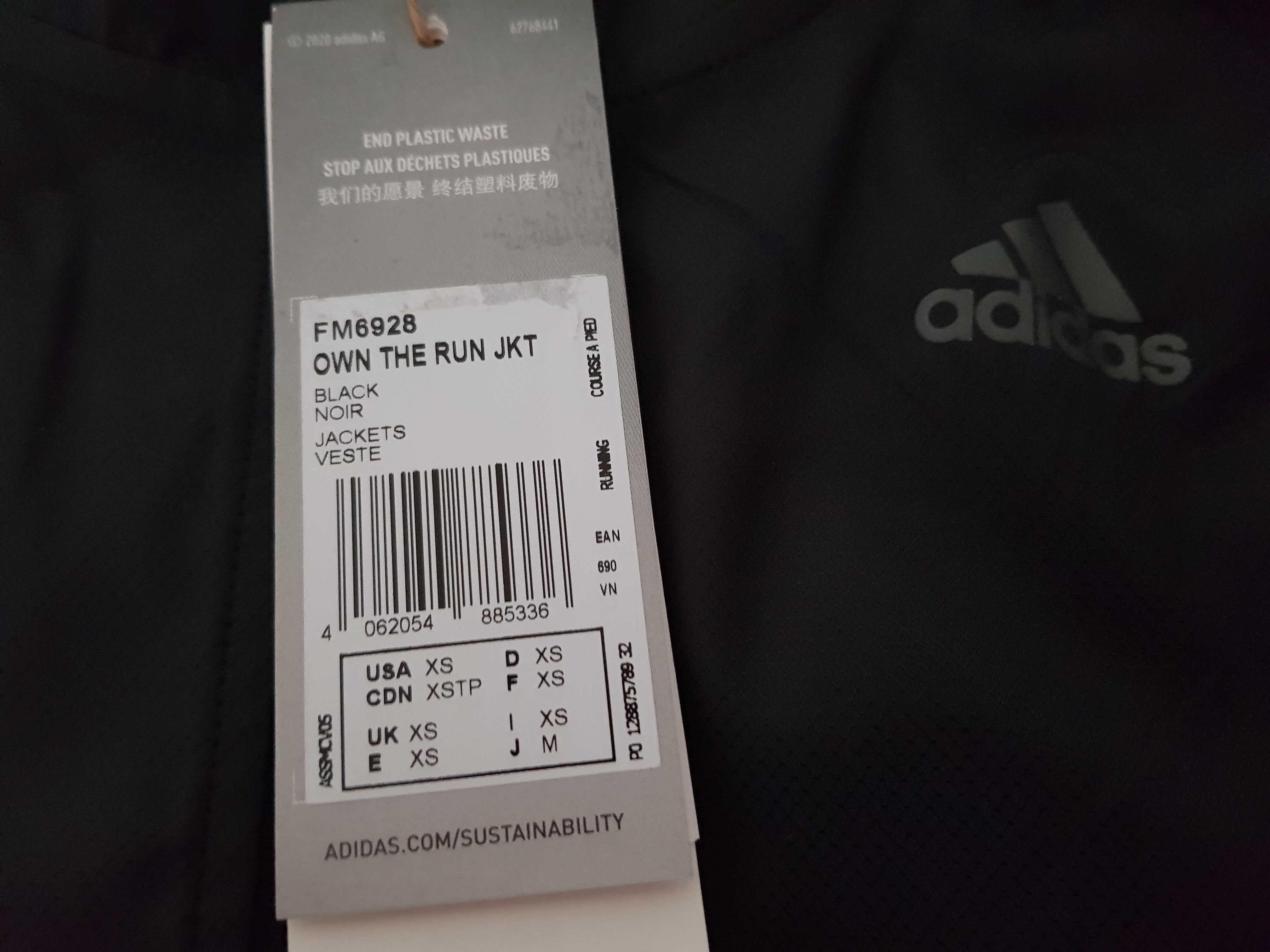 Kurtka wiatrowka damska Adidas Xs