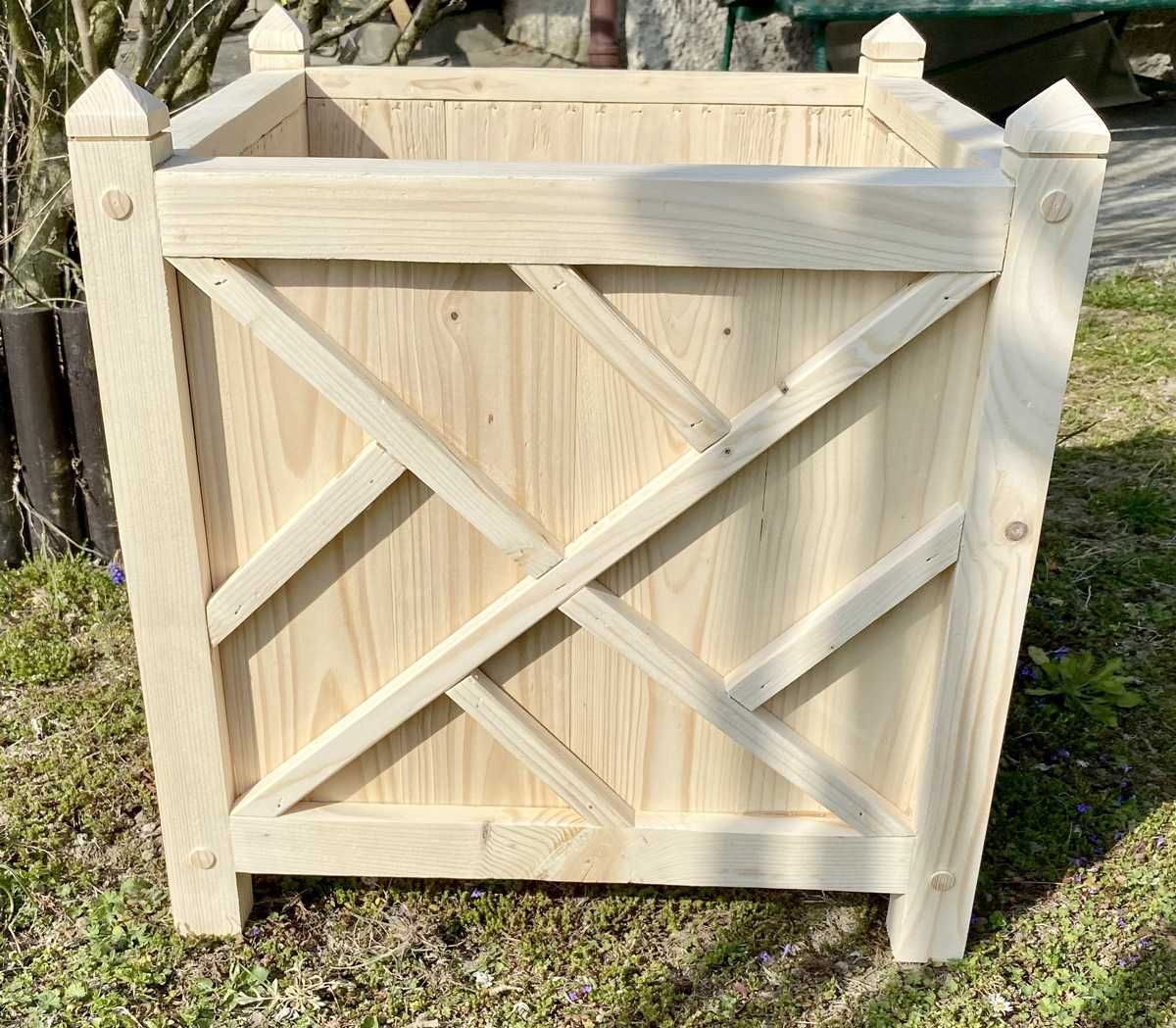 Donice Ogrodowe 50x50x50 cm na Krzewy / Kompozycje kwiatowe SOLIDNE