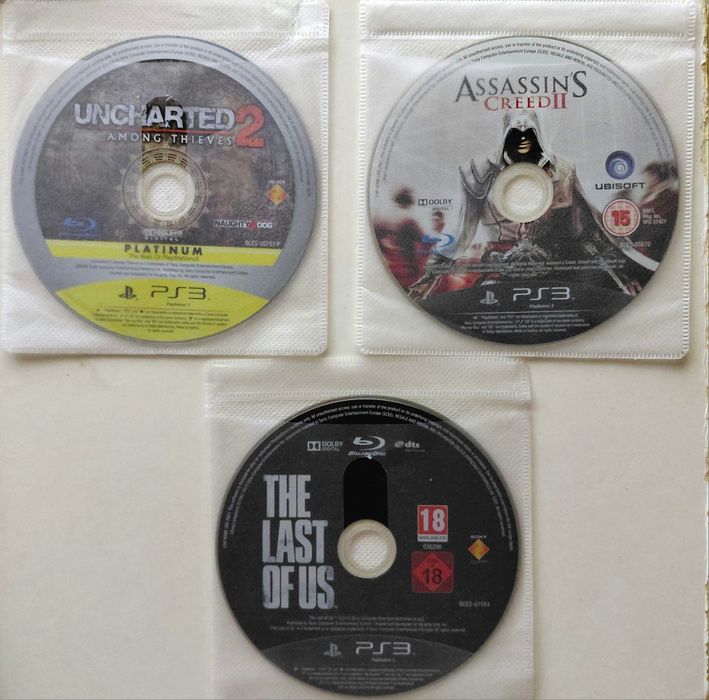 3 jogos PS3 (sem capas)