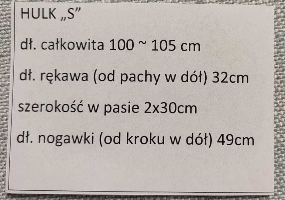 Strój Hulk siłacz 100-106