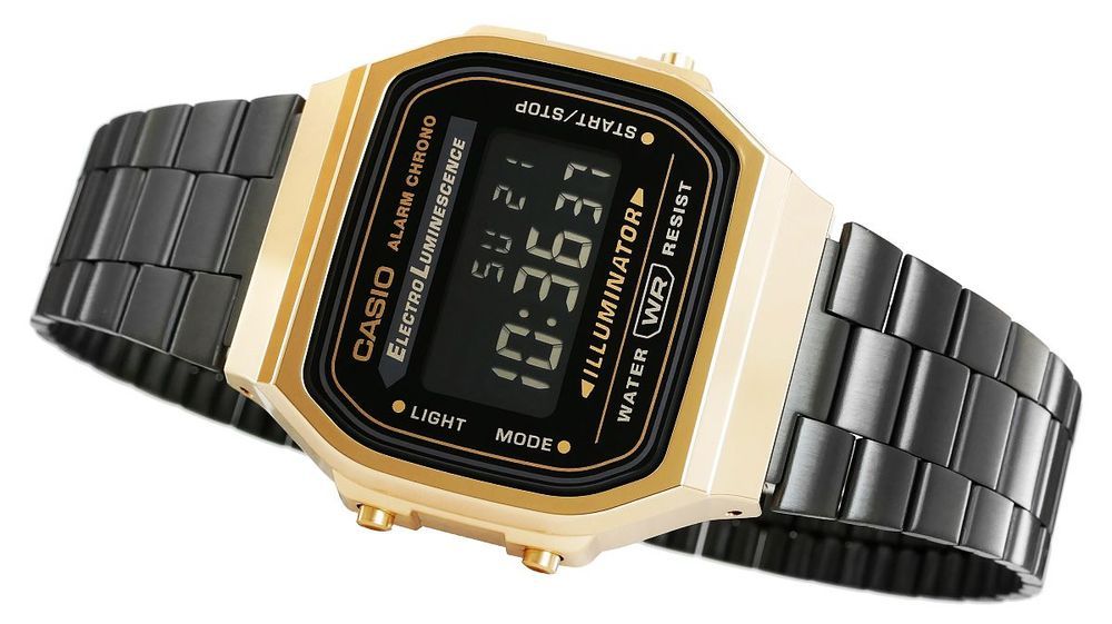 Zegarek Męski CASIO A168WEGB-1BEF + BOX Komunia