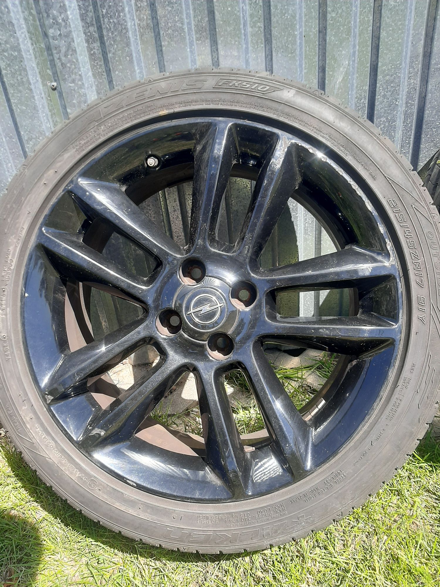Koła Alu 17" 4x100 7jx17 ET44 Opel Adam, Corsa B C D E, Astra