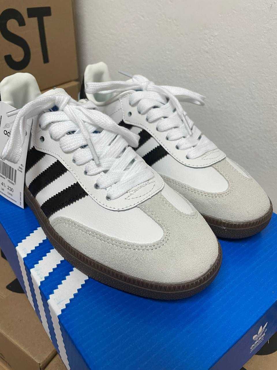 Женские кожанные кеды Adidas Samba / Адидас Самба 37 38 39 40