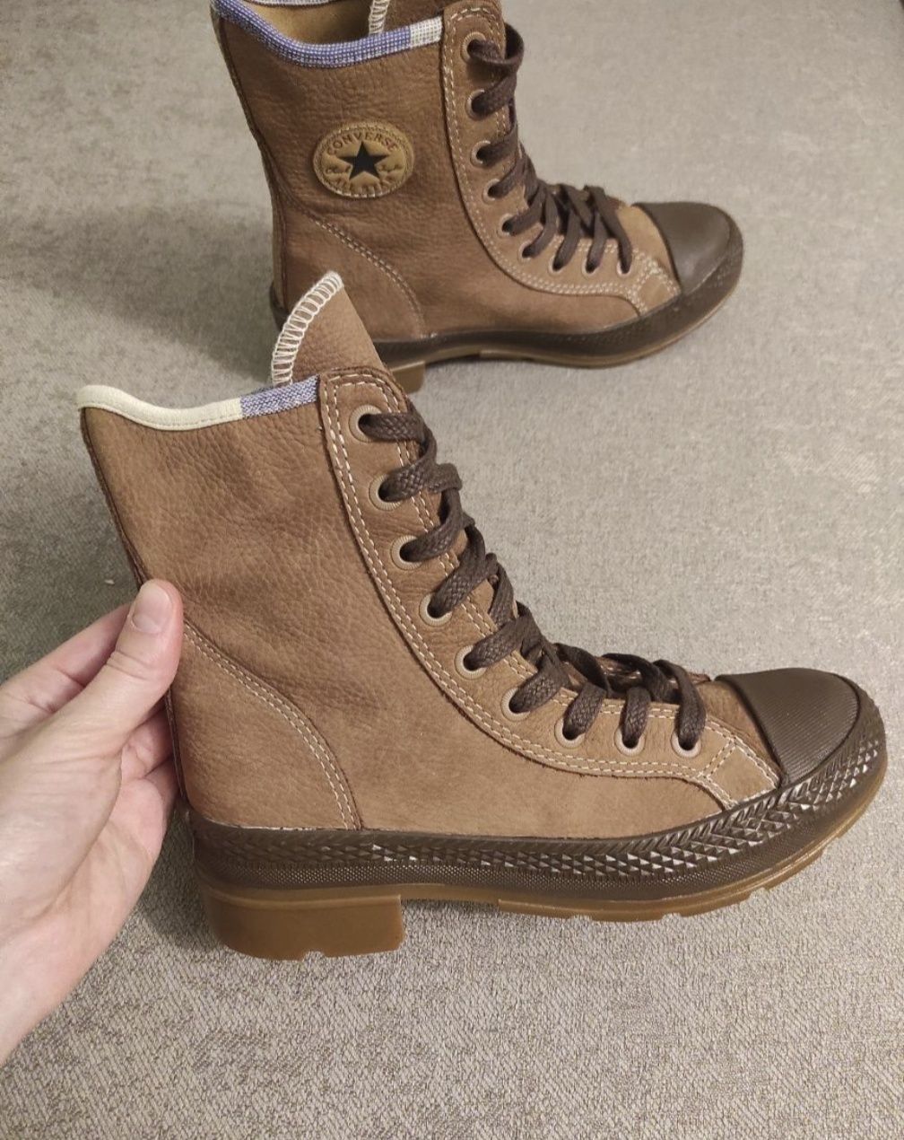 Кеди черевики Converse All star 37р. 23.5см оригинал
Верх натуральная