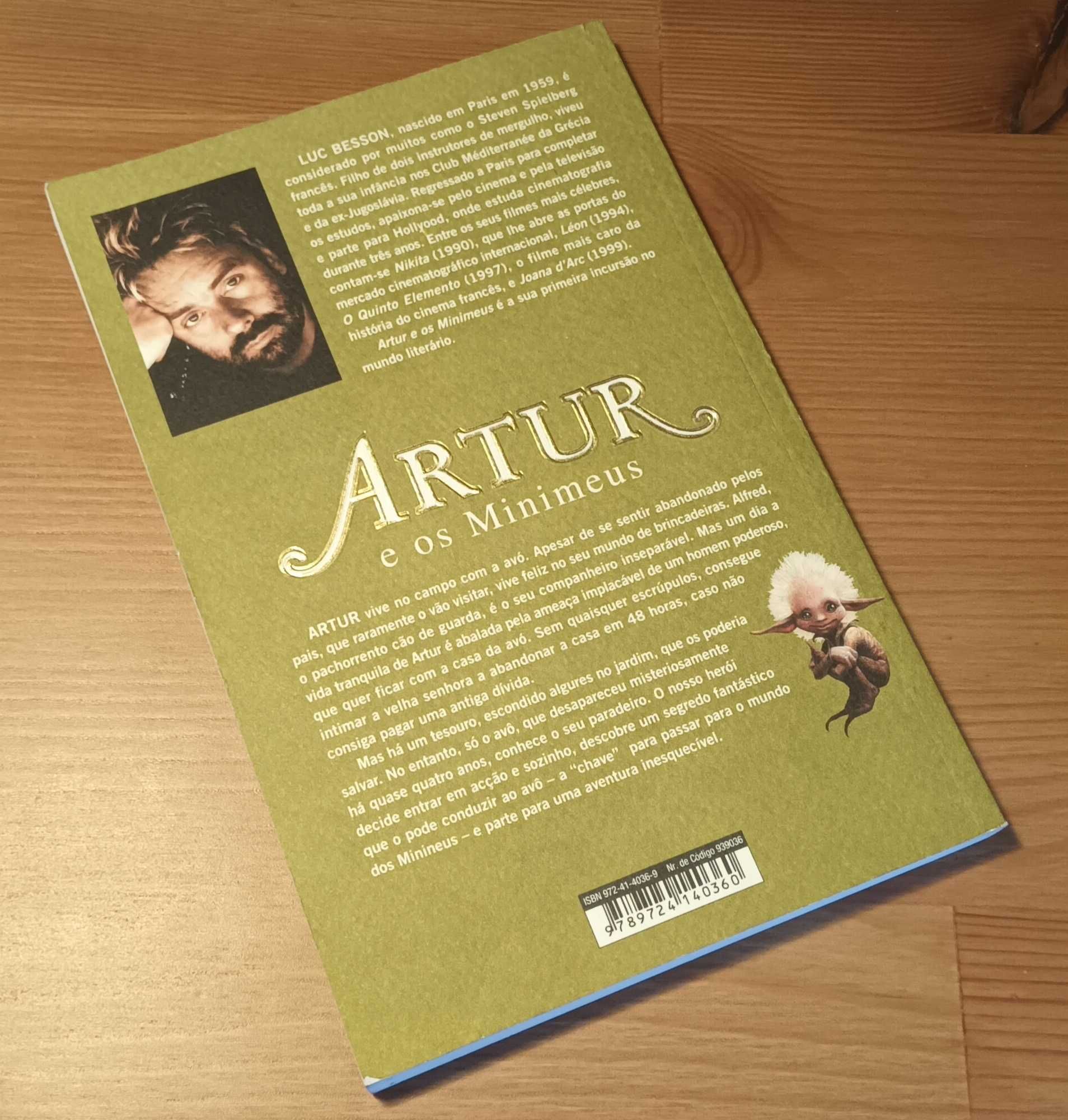 Livro "Artur e os minimeus" de Luc Besson