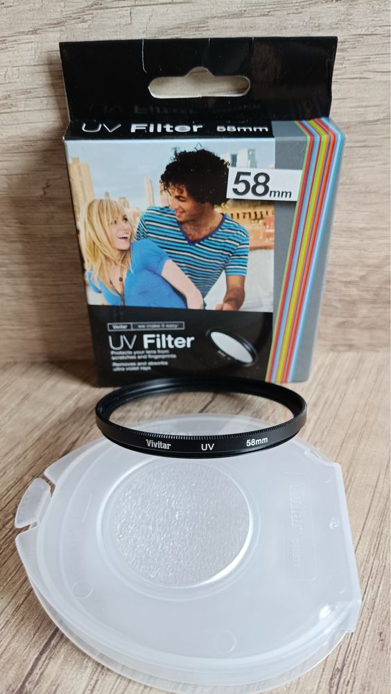 Vivitar UV Filter 58mm світлофільтр