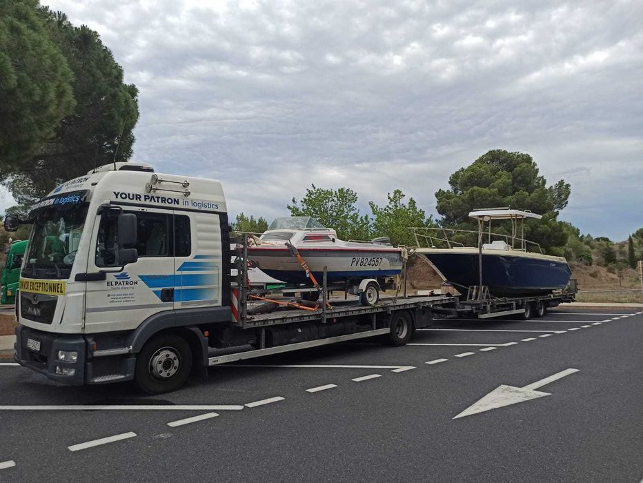 Transport łodzi i jachtów